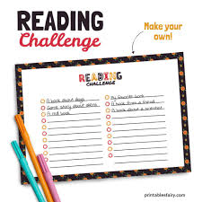 Maybe you would like to learn more about one of these? Reading Challenge For Kids The Printables Fairy