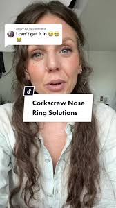 Replying to @𝑗 #nosering #noseringsolutions #corkscrewnosering  #nosepiercing #bodyjewelry #handmadejewelry