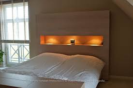 achterwand bed met uitsparing en ingebouwde verlichting hans verbeek interieurbouw slaapkamer achterwand slaapkamerideeen slaapkamer