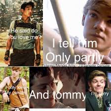 She Said Do You Love Me I Tell Her Only Partly Meme Pin By Maddie On The Maze Runner Maze Runner Funny Maze Runner Movie Newt Maze Runner