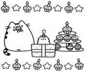 Click the pusheen with foods coloring pages to view printable version or color it online (compatible with ipad and android tablets). Pusheen Coloring Pages To Print Pusheen Printable