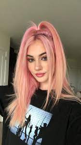 Cute Pink Hairstyle In 2021 Light Pink Hair Hair Styles Pastel Pink Hair