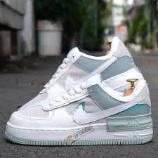 Giay Sneaker Nike Air Force 1 Shadow Spruce Aura Green Trong 2020 Nike Air Nike Nike Air Force