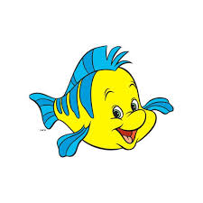 Flounder Clipart From Disney S Liked On Polyvore Featuring Disney And The Little Mermaid Little Mermaid Characters Disney Little Mermaids Disney Clipart