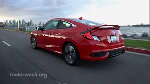 Moderate overlap frontal ratings are assigned by the institute based on a test conducted by honda as part of frontal crash test. 2016 Honda Civic Coupe Motorweek