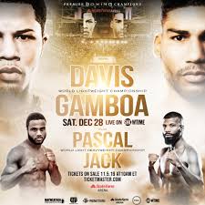 Get your on @ticketmaster or order the fight live on @showtime ppv #davisbarrios. Gervonta Davis Vs Yuriorkis Gamboa December 28th On Showtime Mayweather Promotions