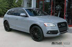 Audi Q5 With 22in Mandrus Rotec Wheels Audi Q5 Audi Suv