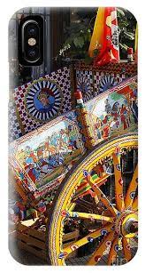 Colorful Decorated Horse Carriage Cefalu Palermo Sicily Italy Iphone X Case For Sale By Stefano Senise Palermo Sicily Sicily Italy Cefalu