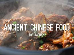 The ancient chinese had a very healthy diet. Ancient China Food By Jaedyn Adney