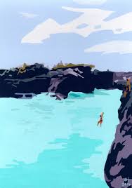 Things Have Only Gotten Better Since We Last Featured Illustrator Joanne Ho 39 S Series Of People Seen Far Off In The Distance Swimm Art Painting Art Prints