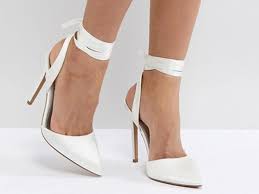 George's chapel, the stunning, priceless qualities of the headpiece became apparent. White Wedding Shoes High Heel Bridal Shoes