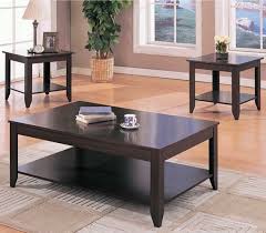 Will provide years of enjoyment. 700285 3 Pc Espresso Finish Wood Coffee And End Table Set With Lower Shelf