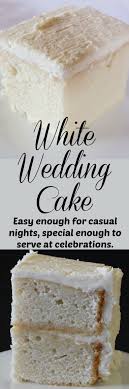 This is a 2 tier wedding cake. Easy Recipe For The Best White Almond Cake With White Buttercream Icing Tastes Like An Old Fashioned White Wedding Cake Almond Cakes Desserts Cake Recipes