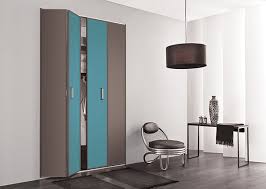 Kazed Portes De Placard Pliantes Melamines Chataigne Et Turquoise Porte Placard Pliante Porte Placard Placard Cache