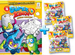 Srubek kolorowanka do pobrania super wings malowanki darmowe kolorowanki do wydruku druku dla dzieci auta barbie dora frozen spiderman superman. Super Zings Seria 4 Ksiazka Kolorowanka 3 Figurki 9455386345 Allegro Pl