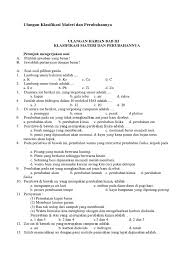 Download ppt klasifikasi materi dan perubahannya kelas 7. Soal Klasifikasi Materi Dan Perubahannya Kelas 7 Smp Pdf Jawabanku Id