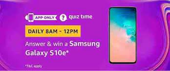 The world sustainable development summit (wsds) is the annual flagship event of which. Amazon Samsung Galaxy S10e Quiz All Answers Free Stuff Contests Deals Giveaways Free Samples India