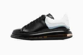 Black And White Alexander Mcqueen Sneakers Alexander Mcqueen Black White 3d Print Oversized Sneaker In 2020 Sneakers Alexander Mcqueen Sneaker Boots