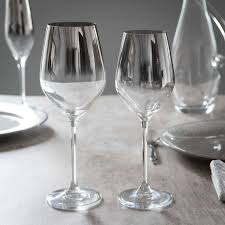 Verre A Vin En Verre Effet Chrome Maisons Du Monde Verre De Vin Maison Du Monde Verre