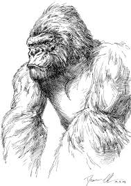 Image Result For King Kong Sketch King Kong Kong King King kong skull island king kong vs godzilla aliens giant monster movies gorilla tattoo hulk art king kong godzilla animal drawings art drawings jungle love monster design animated cartoons. image result for king kong sketch
