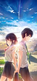 Image of 50 pairs of cute couple phone wallpapers diy empress. Anime Wallpaper For Iphone Cute Anime Couple Wallpaper Iphone 1125x2436 Wallpaper Teahub Io