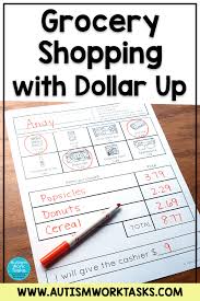 Life Skills Worksheets Grocery Store Life Skills Classroom Teaching Life Skills Life Skills Lessons