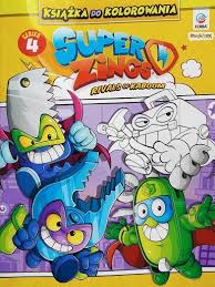 Super zings kolorowanki do druku. Super Zings Kolorowanka Do Kolorowania 3 Figurki 9601762485 Allegro Pl