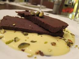Our products are made from natural materials (no plastic) and purchased directly from the small factories that make them. Milk And Blackberries Chocolate Terrine With Creme Anglaise And Pistachios