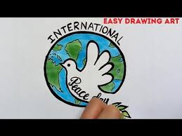 Peace Poster Drawing How To Draw International Peace Day Image Youtube You will how to draw a drawing on the topic pease in drawing competition step by. peace poster drawing how to draw international peace day image