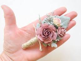 Dusty Mauve Boutonniere And Corsage Boho Wedding Prom Prom Corsage And Boutonniere Corsage Wedding Dusty Rose Wedding