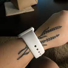 Black and grey wrist watch tattoo on full wrist. Watch And Tattoos Has Anyone Noticed Damage On Hand Or Wrist Tattoos Since Wearing Their Watch Consistently I Know That S Super Specific But I Was Just Curious Applewatch