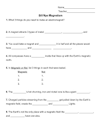 Magnetism Worksheet Karibunicollies Transcription And Translation Dna Transcription And Translation Bill Nye