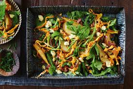 Maple Roasted Pear And Sweet Potato Salad