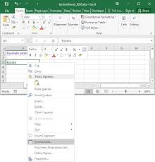 Ms Excel 2016 Rotate Text In A Cell
