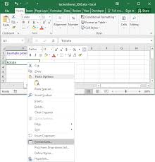 ms excel 2016 rotate text in a cell