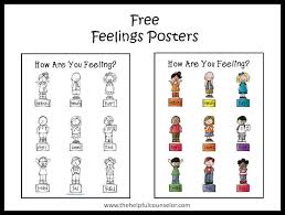 Free Feelings Poster And Coloring Page