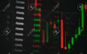 Background Of Numbers And Trading Charts Economy