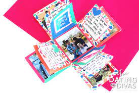 Amazing birthday card idea in the form of a 3d pop up card. Exploding Box Diy Printable Template The Dating Divas