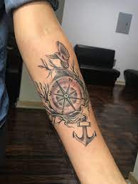 Anchor Compass Bird Tattoo Tattoos Chest Tattoo Compass Compass Rose Tattoo