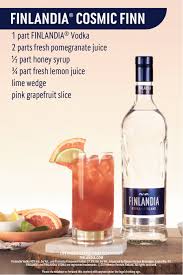 Finlandia Cosmic Finn Finlandia Vodka Pomegranate Juice Vodka