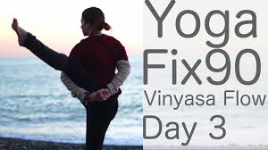 Yoga Practice Day 3 Vinyasa Flow To Bird Of Paradise Yoga With Lesley Fightmaster Vinyasa Flow Vinyasa Yoga Vinyasa