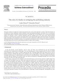 Pdf This Paper Examines The Impact That E Books And Ecommerce Have On The Current And Future Evolution Of The Book Indust Ebook Publishing Behavioral Science