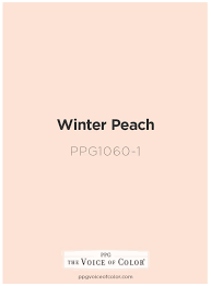 Light peach paint color for bedroom. Winter Peach Peach Paint Peach Paint Colors Peach Rooms