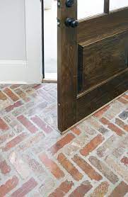 Trying to decide what to do in. Brick Pavers Brick Floor Kitchen Antique Brick Flooring