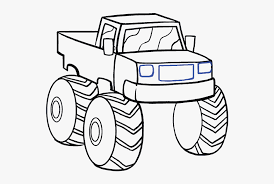 I bought this for my 8 year old nephew who loves scary things and really enjoys drawing. How To Draw Monster Truck Easy Monster Truck Drawing Hd Png Download Transparent Png Image Pngitem