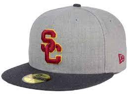 Usc Trojans Ncaa Heather Action 59fifty Cap Usc Trojans Usc Hats