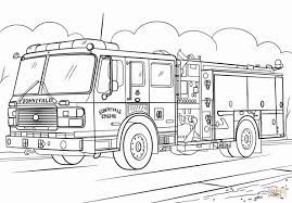 Free Fire Truck Coloring Page Best Of Coloring Truck To Color Fire For Kids Monster And Gambar Anak Trailer