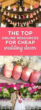 The Top Online Resources For Cheap Wedding Decor Where To Buy Your Wedding Decor Online Fo Cheap Wedding Decorations Wedding Decorations Inexpensive Wedding