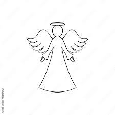 Ангел векторный рисунок