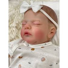 Lifelike Reborn Baby Doll, 48CM Realistic Newborn Kai with 3D Skin &  Hand-Painted Visible Veins, Genesis High-Quality Material